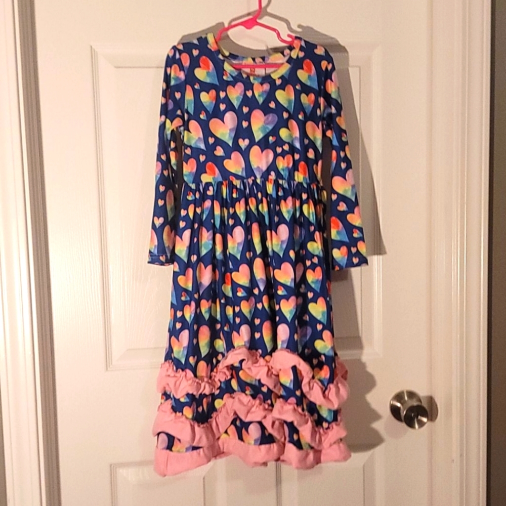 Heart long dress